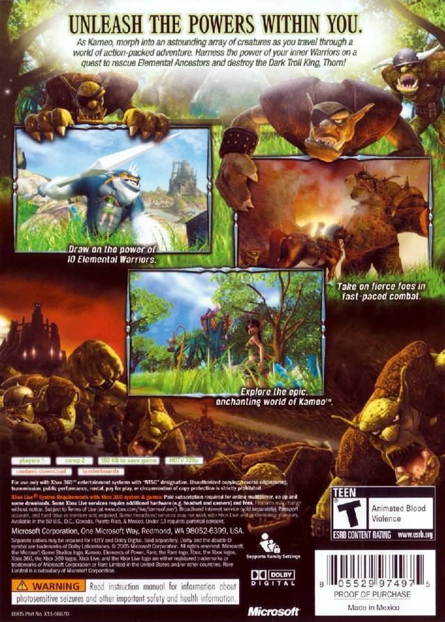 Kameo: Elements of Power - Xbox 360