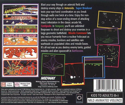 Arcade's Greatest Hits: The Atari Collection 1 - PS1