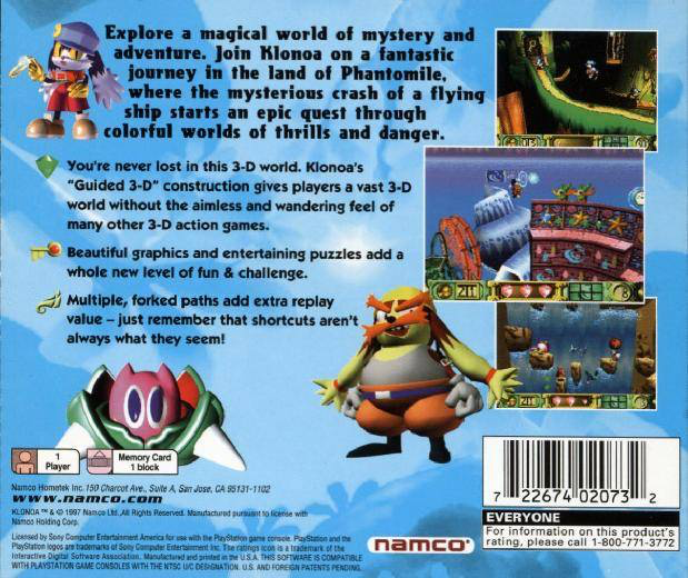 Klonoa: Door to Phantomile - PS1
