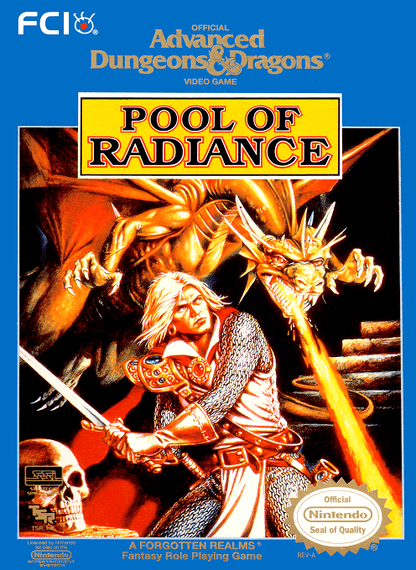 Advanced Dungeons & Dragons Pool of Radiance - NES