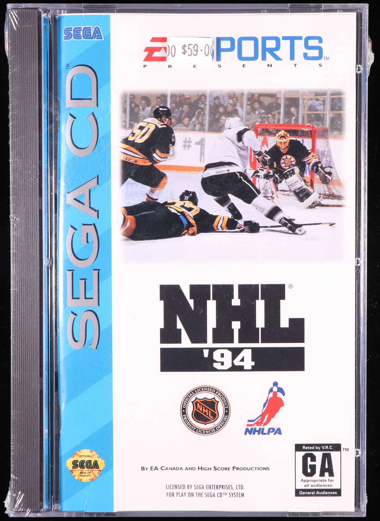 NHL '94 SEGA CD 9.8 A+ - NEBRASKA COLLECTION