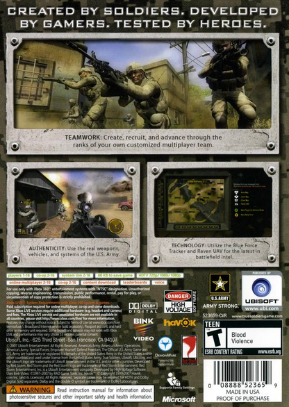 America's Army: True Soldiers - Xbox 360