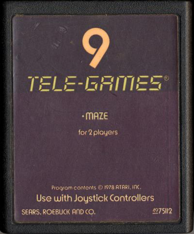Maze (Tele-Games 49-75112) - Atari 2600