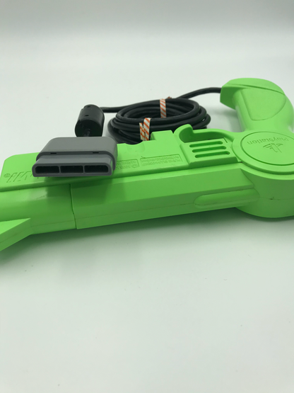 Light Gun PS1 Konami Justifier Green - PS2