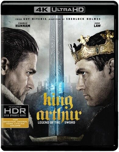 King Arthur: Legend Of The Sword - 4K Blu-ray Action/Adventure 2017 PG-13