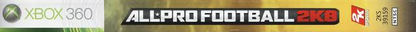 All-Pro Football 2K8 - Xbox 360