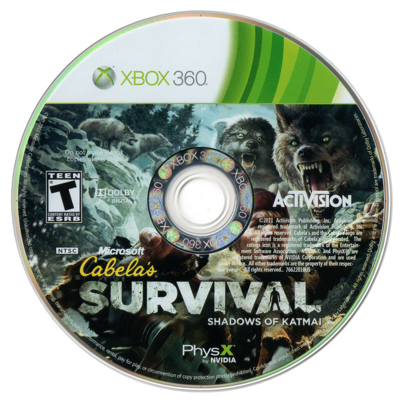 Cabela's Survival: Shadows Of Katmai - Xbox 360