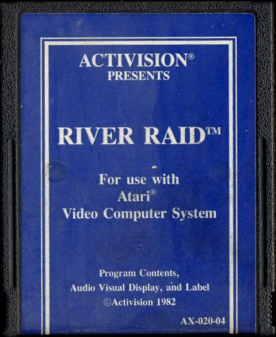 River Raid (Blue Label) - Atari 2600