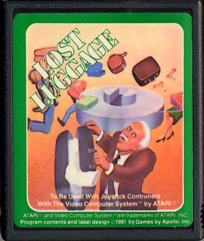 Lost Luggage (Green Label) - Atari 2600