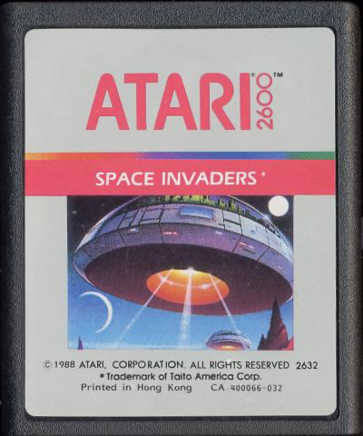 Space Invaders (Silver Label) - Atari 2600