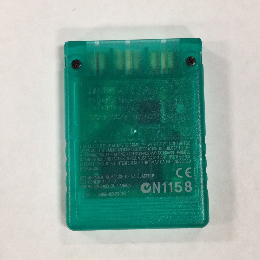 Memory Card PS2 8 MB Official Aqua - PS2