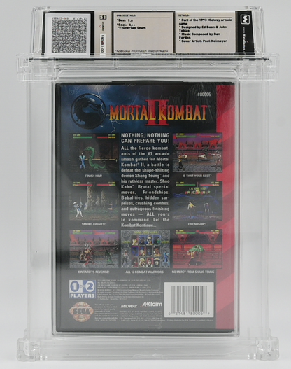 Mortal Kombat II SEGA GENESIS 9.6 A++ - NEBRASKA COLLECTION