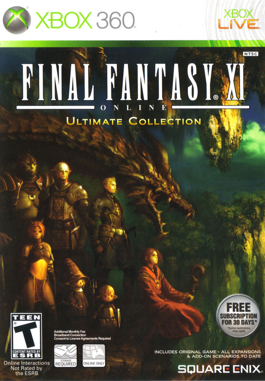 Final Fantasy XI: Online - Ultimate Collection - Xbox 360