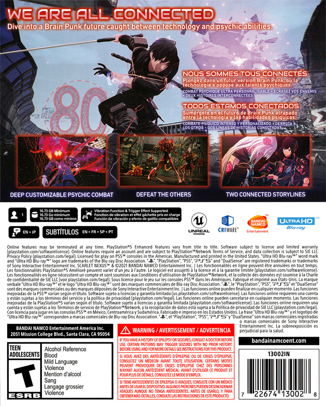 Scarlet Nexus - PS5