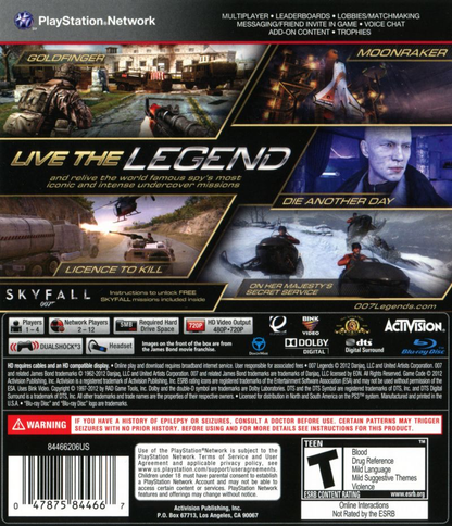 007 Legends - PS3