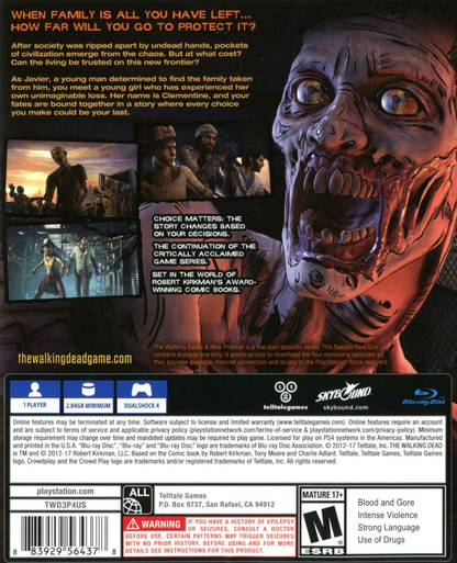 Walking Dead: A New Frontier, The - PS4
