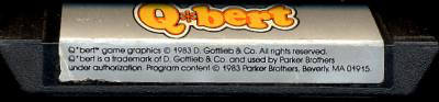 Q*bert (Silver Label) - Atari 2600