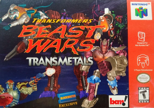 Transformers Beast Wars Transmetals - N64
