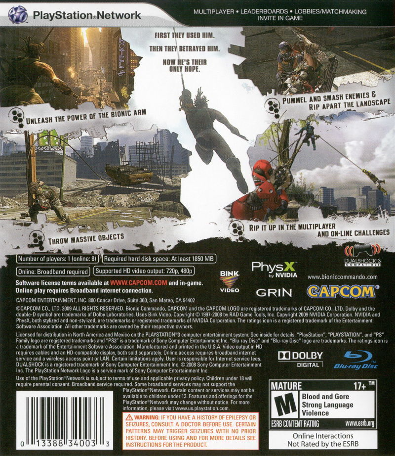Bionic Commando - PS3