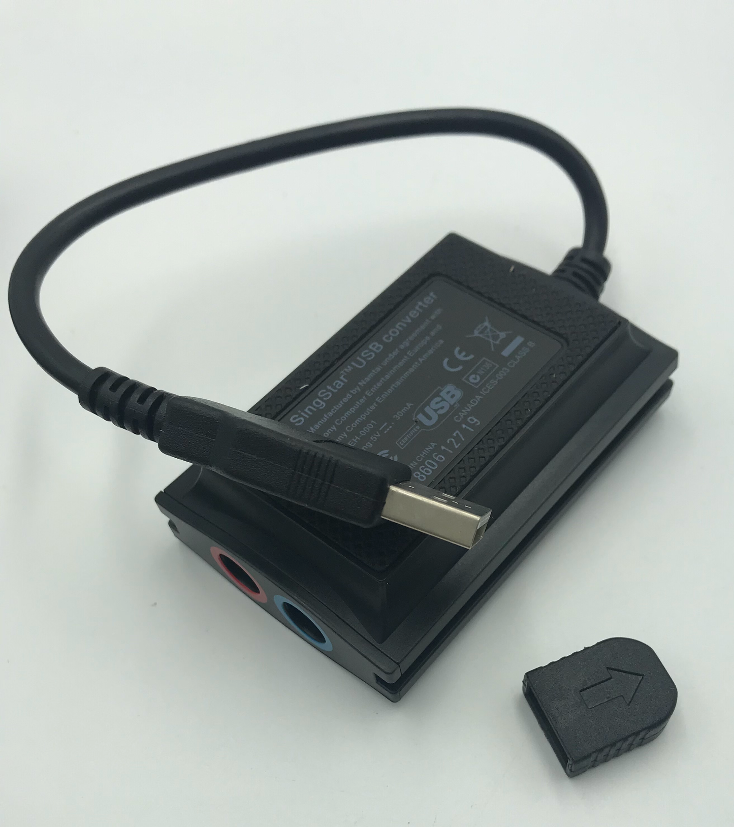 Microphone Set Sony SingStar Black/Red/Blue Used For Sale Dial Up Games