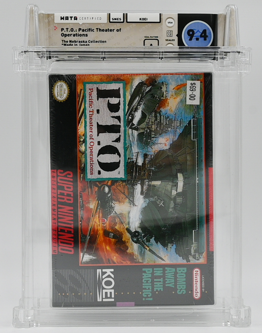 P.T.O.: Pacific Theater of Operations SNES 9.4 A - NEBRASKA COLLECTION