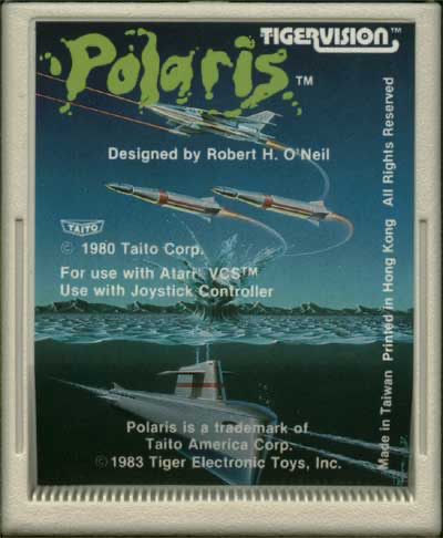 Polaris (Green End Label) - Atari 2600