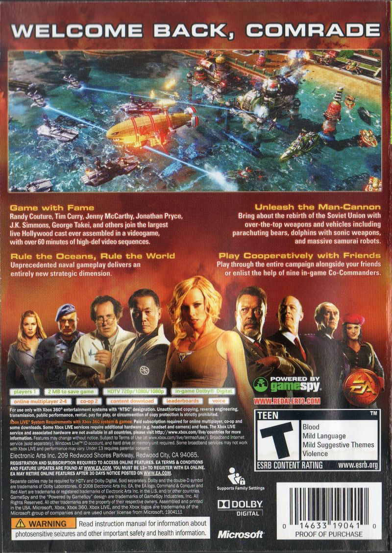 Command & Conquer: Red Alert 3 - Xbox 360