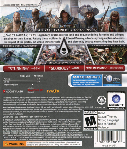 Assassin's Creed IV: Black Flag - Xbox One