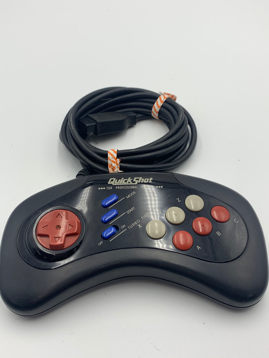 Wired 3rd Party Controller | 6 Button - Genesis
