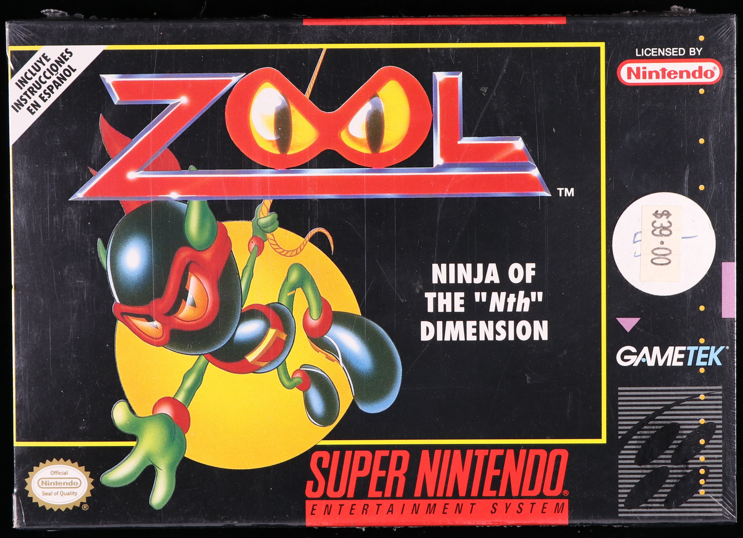 Zool SNES 8.5 A - NEBRASKA COLLECTION