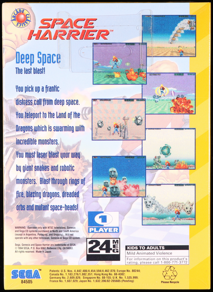 Space Harrier SEGA 32X 9.6 A+ - NEBRASKA COLLECTION