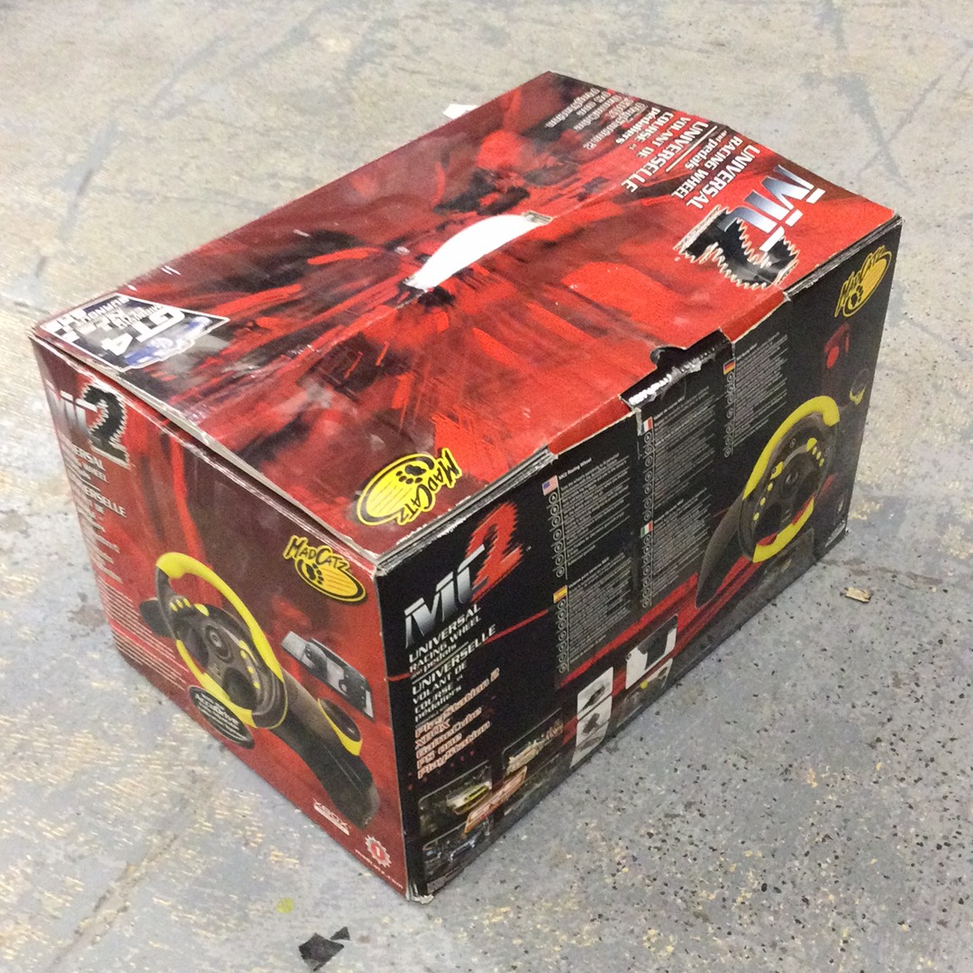 MadCatz MC2 Multi Race Wheel Yellow/Black - PS2