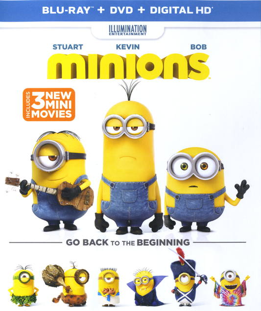 Minions - 3D Blu-ray Animation 2015 PG