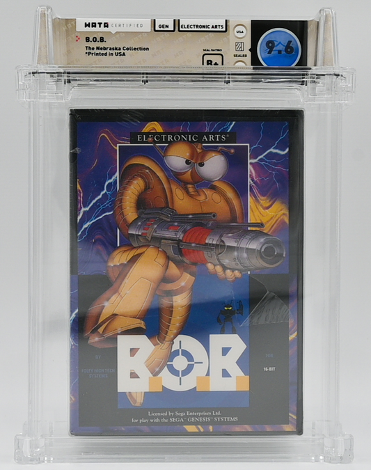 B.O.B. SEGA GENESIS 9.6 B+ - NEBRASKA COLLECTION
