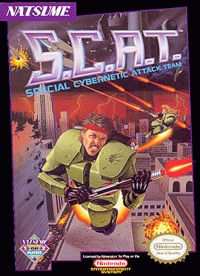 S.C.A.T. Special Cybernetic Attack Team SCAT - NES