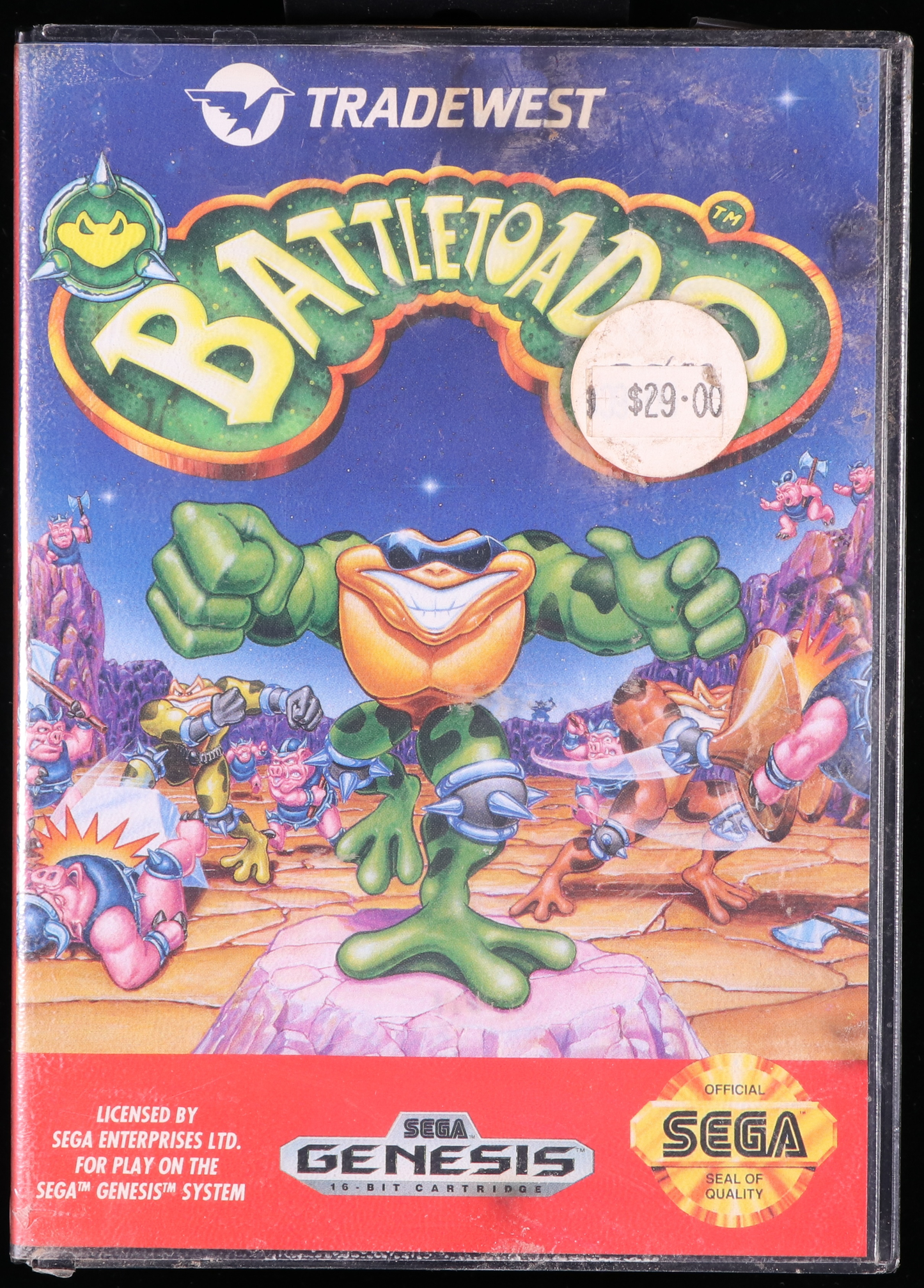 Battletoads SEGA GENESIS 6.5 A - NEBRASKA COLLECTION