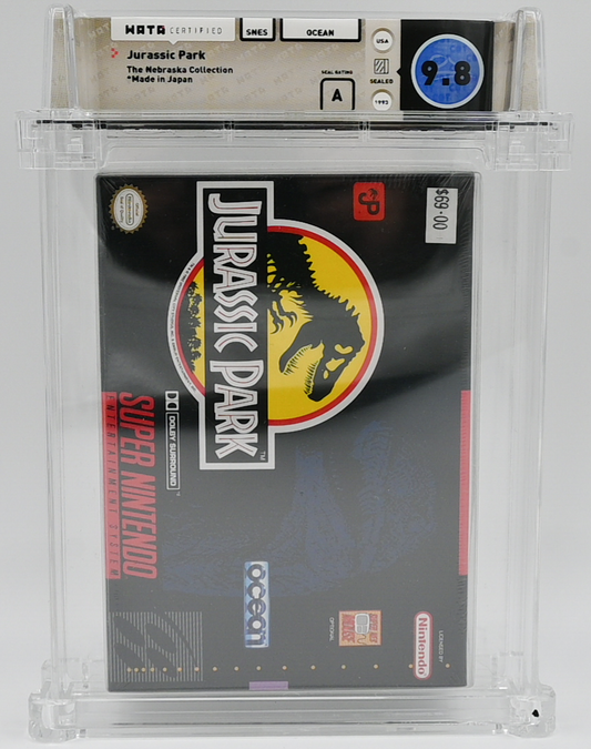 Jurassic Park SNES 9.8 A - NEBRASKA COLLECTION