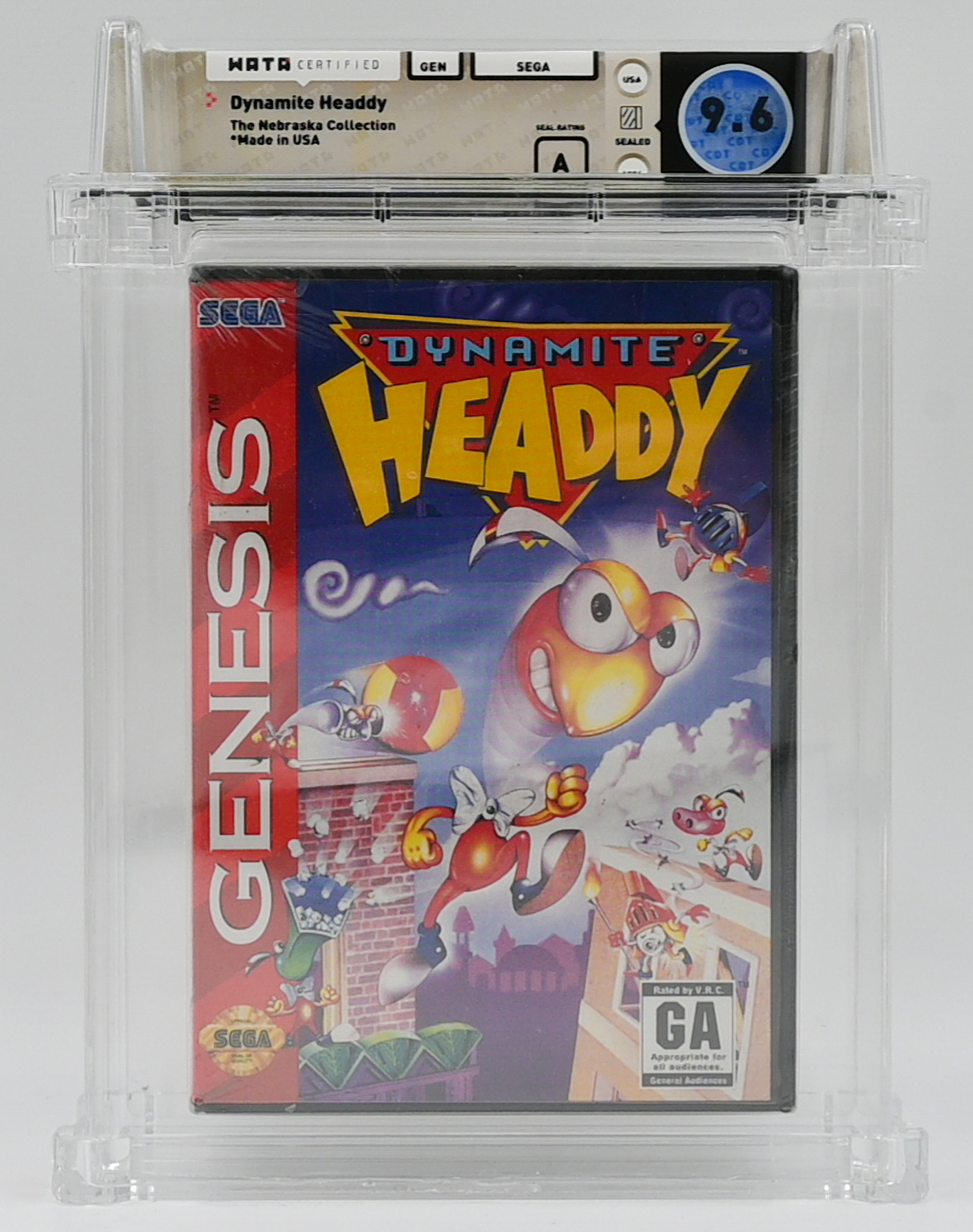 Dynamite Headdy SEGA GENESIS 9.6 A - NEBRASKA COLLECTION