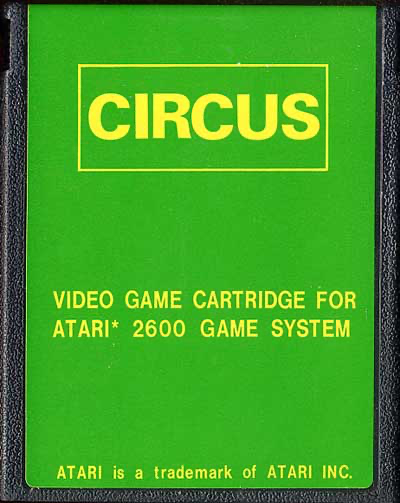 Circus (Green Label) - Atari 2600