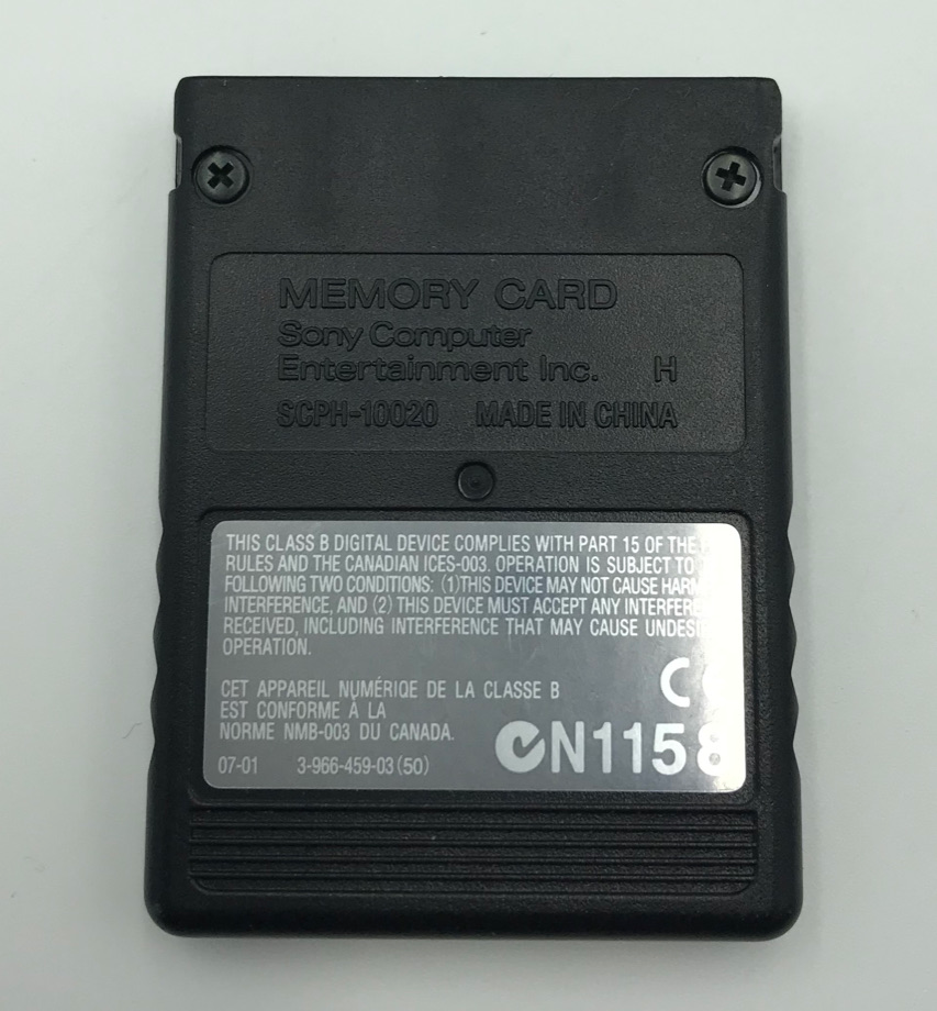 Memory Card PS2 8 MB Official Black - PS2