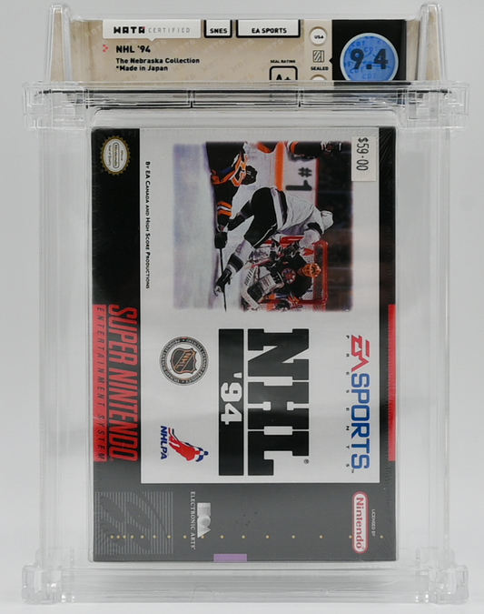 NHL '94 SNES 9.4 A+ - NEBRASKA COLLECTION