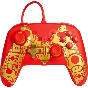 Power A Wired  Pro Controller Golden Mario - Switch