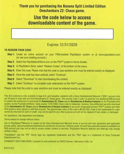 Onechanbara Z2: Chaos - Banana Split Edition - PS4