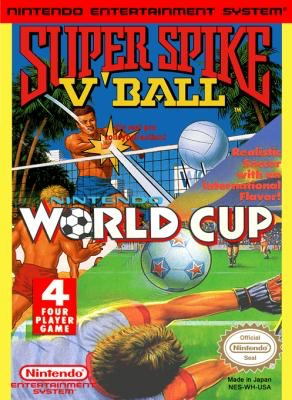 Super Spike VBall + World Cup Soccer - NES