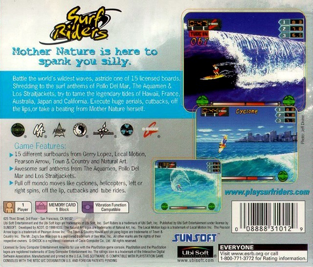 Surf Riders Scratch Surf Riders Used PS1 Games For Sale Retro Video Game Store – Dial Up Games
