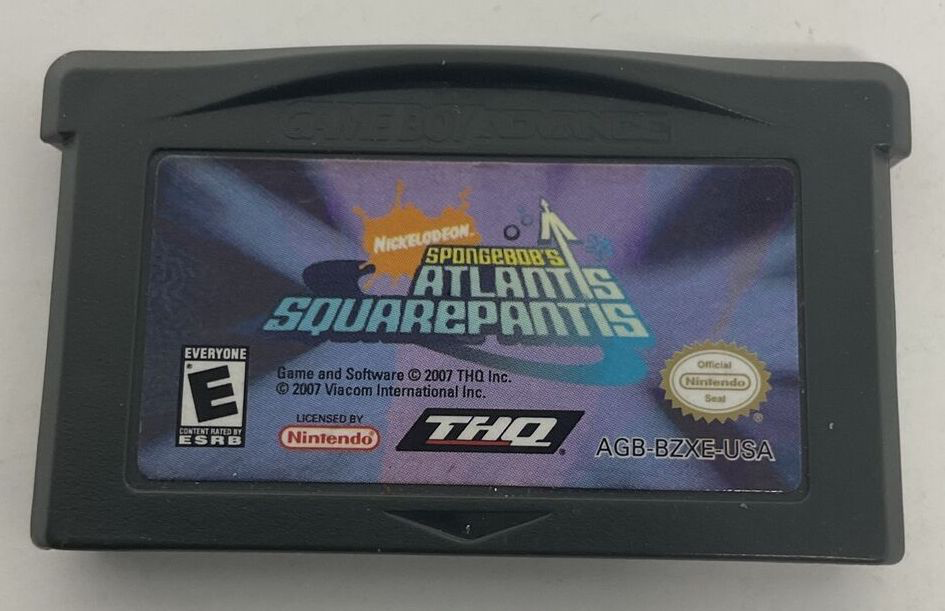 SpongeBob SquarePants Atlantis SquarePantis - GBA