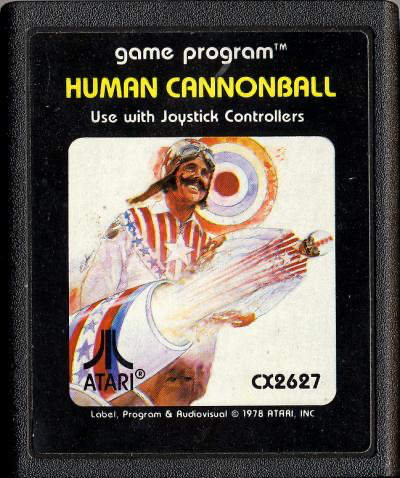 Human Cannonball (Picture Label) - Atari 2600