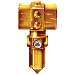 Earth Hammer (Slag Hammer) - Skylander Trap Team Crystal Traps