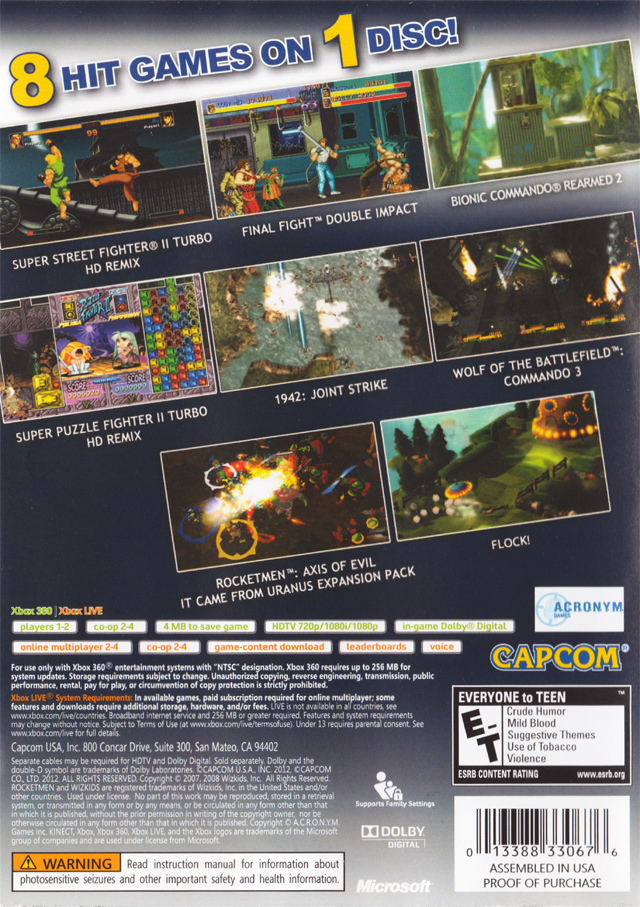 Capcom Digital Collection - Xbox 360