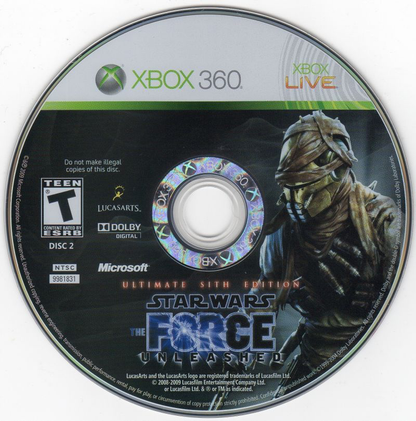 Star Wars: The Force Unleashed - Ultimate Sith Edition - Xbox 360